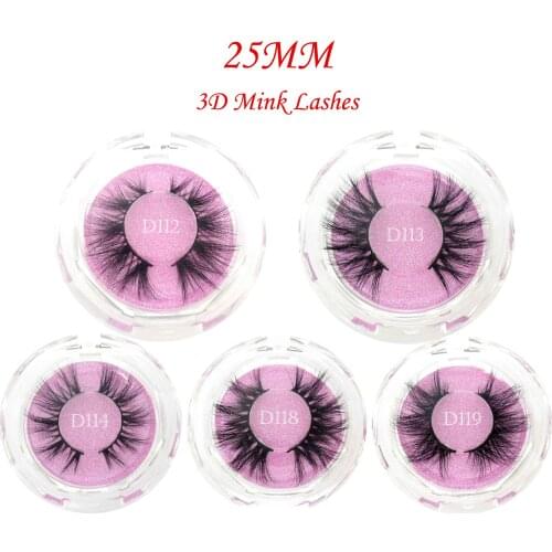Baiside 25mm Long Natural False Eyelashes Thick Faux Mink Lashes Eyelash Supplies free shipping