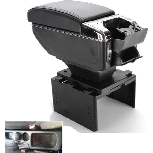 For Citoren C4 armrest box universal car center console modification accessories double raised with USB