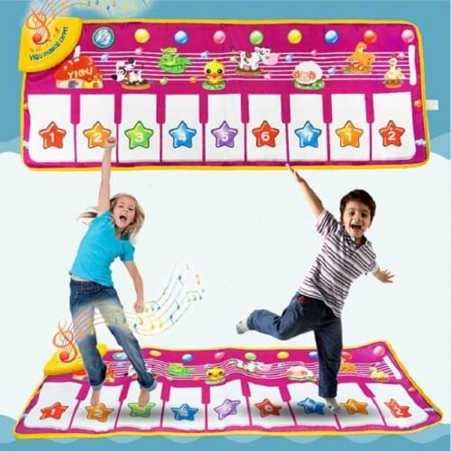 Game Baby Blankets Children Color Animal Piano Musical Touch Listen Sing Gym Mat Toy Music Gift Carpet
