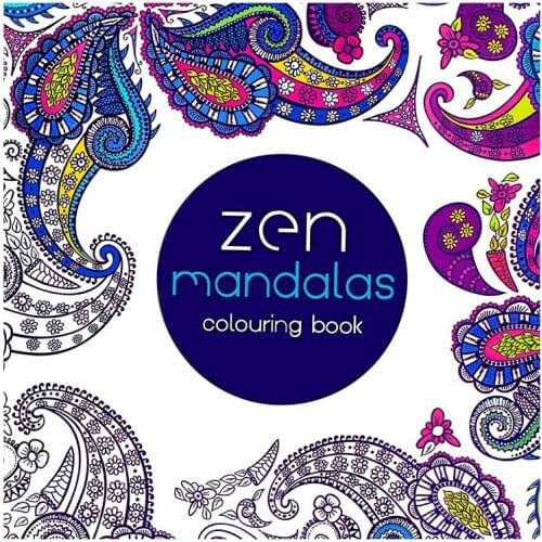 24 Pages Mandalas Antistress Adult Coloring Books For Adults Livre Cloriage Kids Art Book