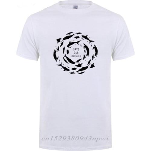 Save Our Oceans Sharks Whales Turtles Sealife T-Shirt Men Male Short Sleeve Plus Size Summer Round Neck Casual T Shirts Tshirt