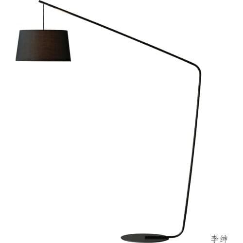 Nordic Floor Lamps for Living Room Postmodern Standing Lamps Modern Floor Lamp Bedroom Bedside Fabric Lampshade Led Stand Light