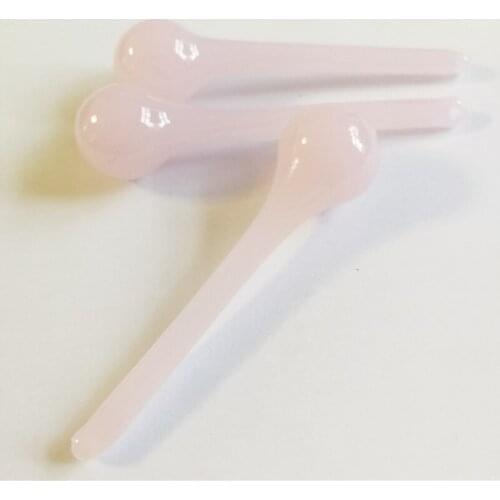 Opaque Pink 100pcs 16*60mm Crystal Chandelier Hanging Drop Raindrop Pendants For Glass Curtain Lamp Candlestick Adornment