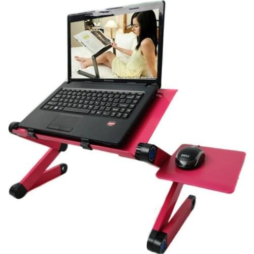 New Portable Foldable Laptop Stand Desk Table Tray Adjustable Sofa Bed Mouse Pad