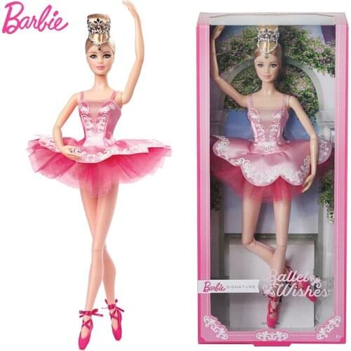 Original Barbie Dolls 25th Collectors Beautiful Princess for Baby Girls Toys for Children Kids Present Brinquedos Bonecas