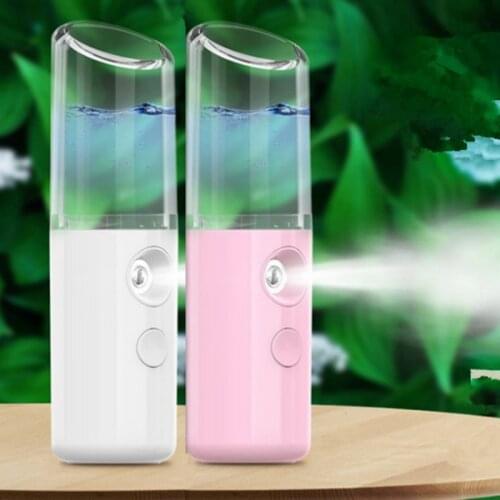 Portable USB Nano Mist Sprayer Facial Body Humidifier Rechargeable Nebulizer Skin Care 25ml Face Spray Hydrating Apparatus
