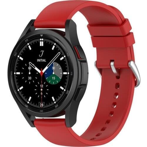 20mm Silicone Straps For Galaxy Watch4/Watch4 Classic Smart Bands Round Replacement Sport Watchband For Galaxy Watch Active