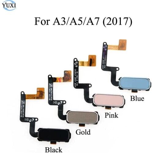 YuXi Touch ID Fingerprint Sensor Home Return Key Menu Button Flex Cable For Samsung Galaxy A3 A320 / A5 A520 / A7 A720 ( 2017 )