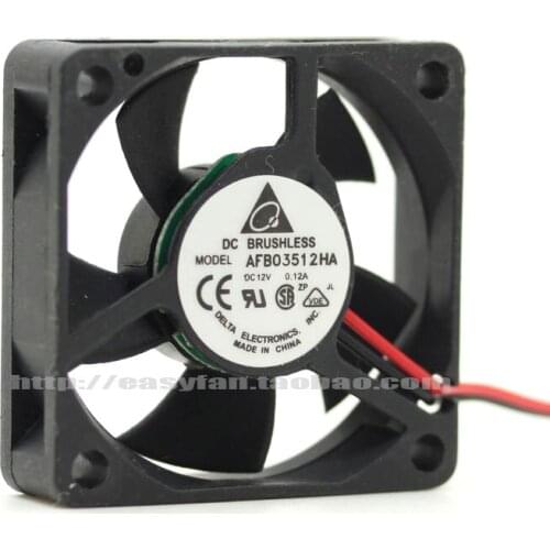 Brand new DELTA 3510 AFB03512HA 0.12A 12V 3.5CM 2PIN cooling fan