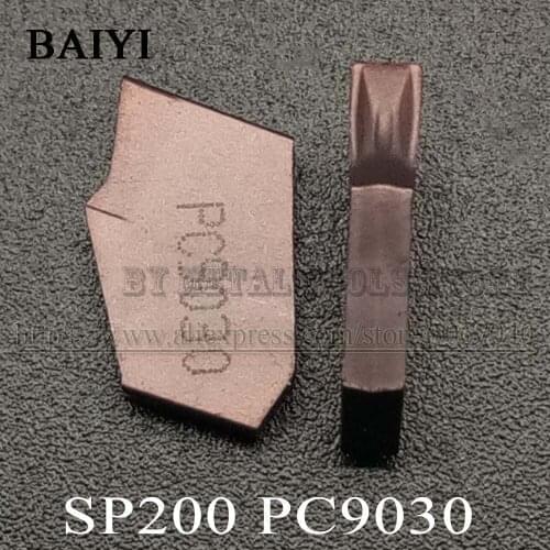 SP200 PC9030 grooving insert turning tool Slotted Parting cutter Lathe metal Tool 2mm grooving turning tools for Stainless Steel