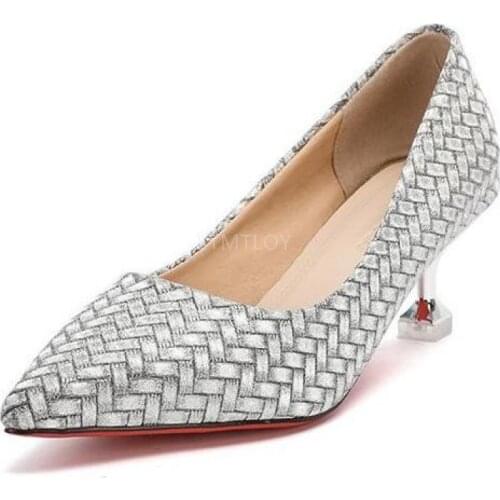 Womens Wedding Shoes High Heels Pumps Bling Shining Platform Ladies Party Dress New Arrival Fashion Zapatos De Vestir Mujer