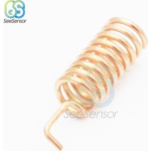 10Pcs/lot SW915-TH12 915MHz 12.5mm Helical Antenna Copper Spring Antenna for Wireless RF Module