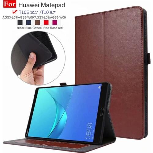 2020 New Case for Huawei Matepad T10s 10.1 inch AGS3-L09 AGS3-W09 PU Leather Wallet Tablet Funda for Huawei Matepad T 10s Case