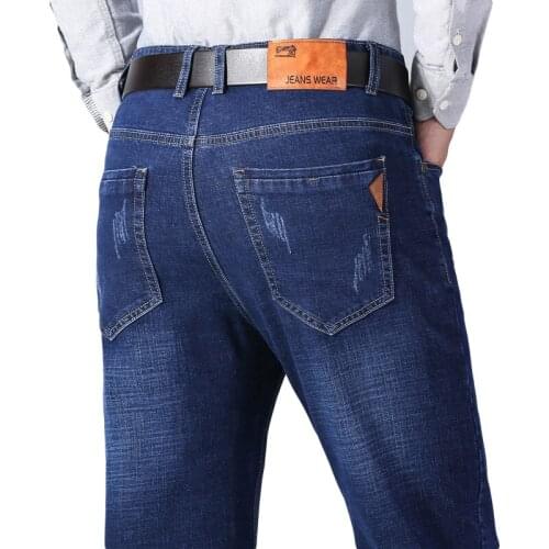 2021 vetemen homme Italian Style Men Jeans，pantaloni uomo estivi regular Genuine jeans for men，Business Elastic Denim down pants