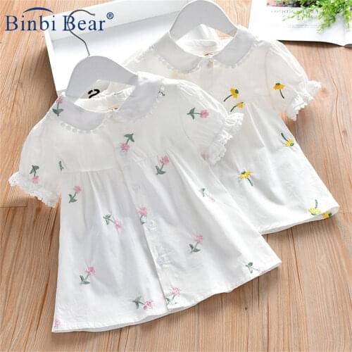 Binbi Bear Blouses For Girls