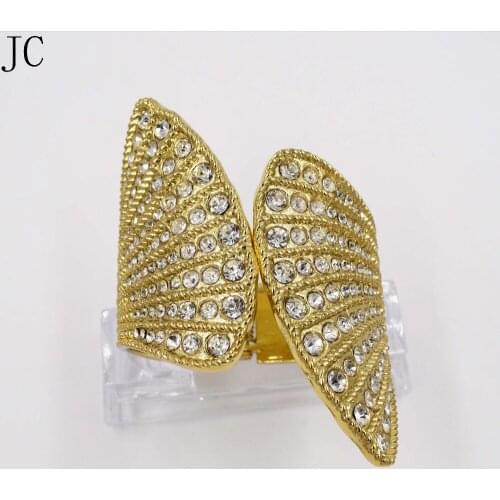 Big Bracelet & bangles for women gold color Cubic zirconia Simple Bangle New design fashion Jewelry Free shipment