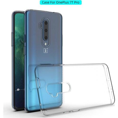 OnePlus 7T Pro Case TPU Silicon Clear Fitted Bumper Soft Case for OnePlus 1+ One Plus 7T Pro Transparent Back Cover