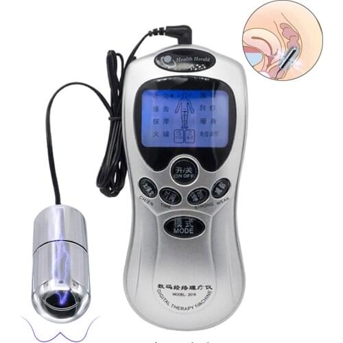 Electrical Anal Plug Vibrator Dildo Butt Plug Vaginal Electric Clitoris Stimulator Bullet Vibrator Adult Sex Toys For Woman Men