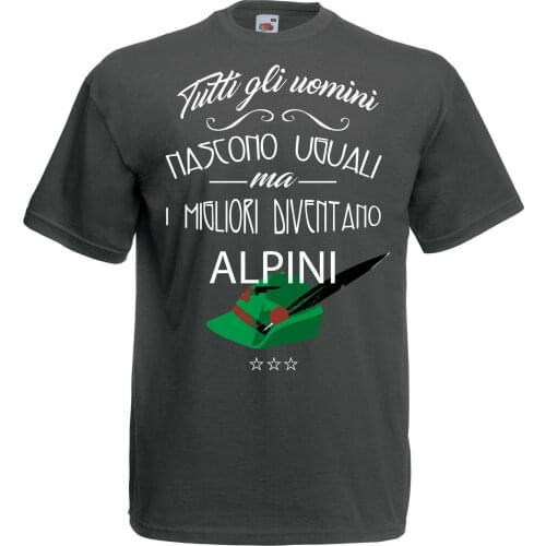 T-Shirt Shirt Only The Best Become Alpine Army Gift Very Popular Style T-Shirt Men Slim Fit Cotton High-Quality Movie T Shirts