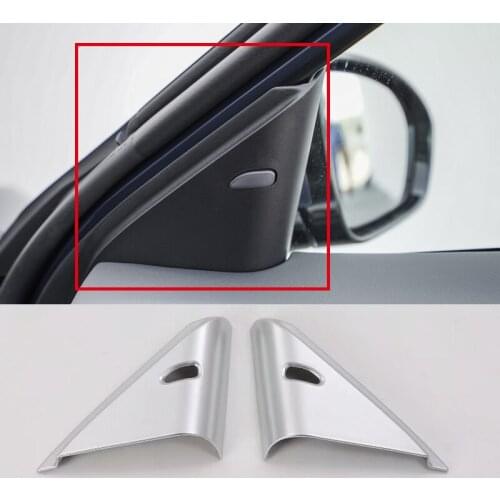 Interior Front Upper Triangle A Pillar Cover Trim Decoration ABS 2pcs For Nissan Altima 2019 high equipped Car Styling car