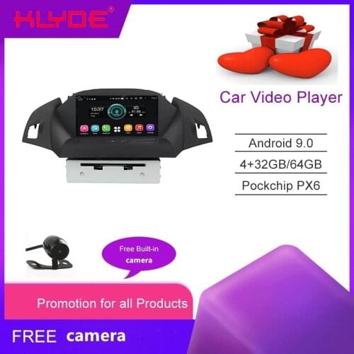 KD-8509 klyde android 8inch car navigation audio video player for KUGA/C-MAX Car 2013-2018 with bluetooth wifi music movie