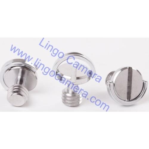 LL1473 3/8" D-Ring Camera Screws for DSLR Camera Tripod Quick Release Plate