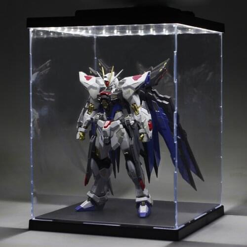 Gundam Model Lighted Colorful Showcase 1/100 1/144 GUNDAM Panoramic Light Display Box Action Toy Figures