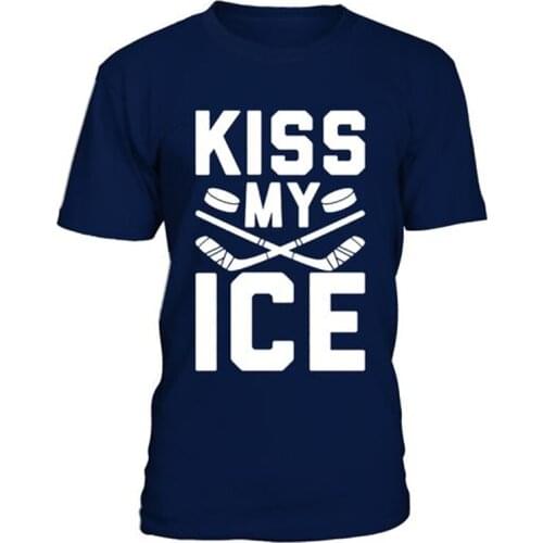 2019 New Cool Hockey High quality Cotton Mens T Shirts With Printing Logo Casual Clothing