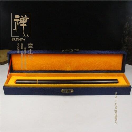 Incense appliance long incense tube set box packaging box retro bamboo crafts incense tube wholesale upscale gift