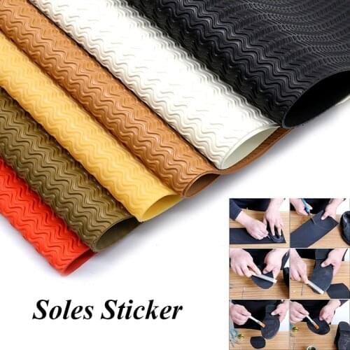 Non-slip Rubber Shoe Soles Anti-wear Sticker Shoes Outsole Repair Patches Replaceable Leather Sole Sticker Soles Soling Stickers