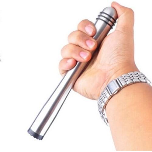 New stainless steel wine lemon swizzle stick mojito cocktail hammer crush stick