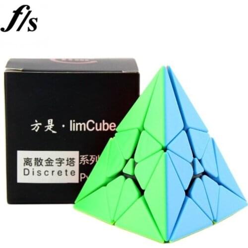 Original Funs Fangshi LimCube Discrete Triangle Magic Cube Professional Challenge 3x3x3 Twist 3x3 Puzzle Game for Kid gift Toys