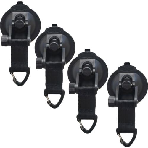 4pcs Outdoor Suction Cups Anchor Securing Hook Tie Down Camping Tarp As Car Side Awning Pool Tarps Tents Securing Hook
