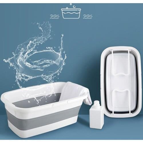 Portable Foldable Bucket Solid Basin Tourism Outdoor Clean Bucket Fishing Promotion Camping Car Wash Mop Folding Bucket Outdoor