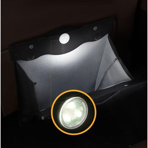 LED Car Organizer Backseat Storage Bag Magnetic Auto Trash Holder for Infiniti FX-series Q-series QX-series Coupe EX37 EX25 JX35