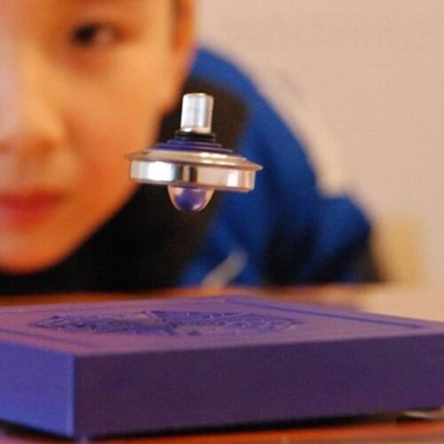 Maglev Metal Spiral Ornaments Fidget Spinner Fingertip Gyro Magnetic Suspension EDC Adult Mechanical Flying Primary Kids Toy