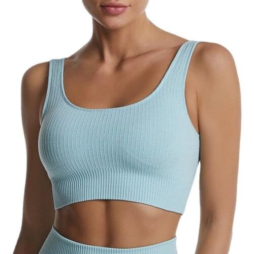 Shi Nuoxuan plus size bra shockproof fitness gathered yoga vest-style wide shoulder strap beautiful back yoga wear