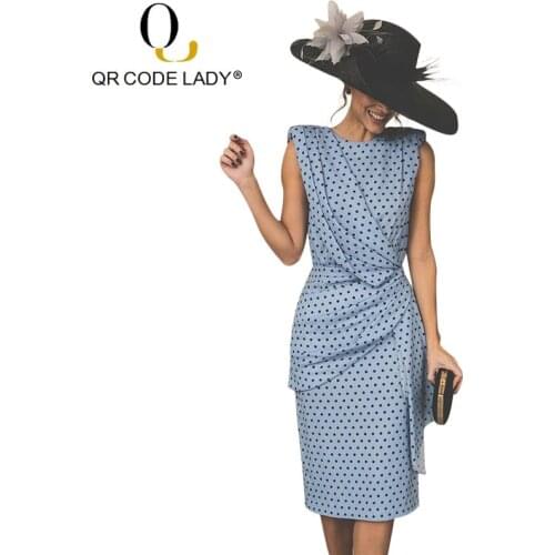 QR Sleeveless Summer Dress Women 2019 Casual Plus Size Slim Office Lady Pencil Dresses Female Vintage Sexy Long Party Dress 3XL