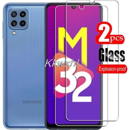 2PCS FOR Samsung Galaxy M32 High HD Tempered Glass Protective On SM-M325FV, SM-M325FV/DS Phone Screen Protector Film