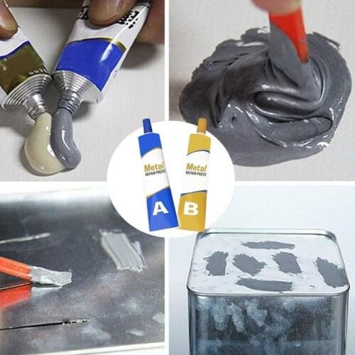 20/50/100g Metal Repairing Adhesive Super Glue Iron Tank Welding Water leakage Auto Glue Plugging Special Steel Radiator O3K3