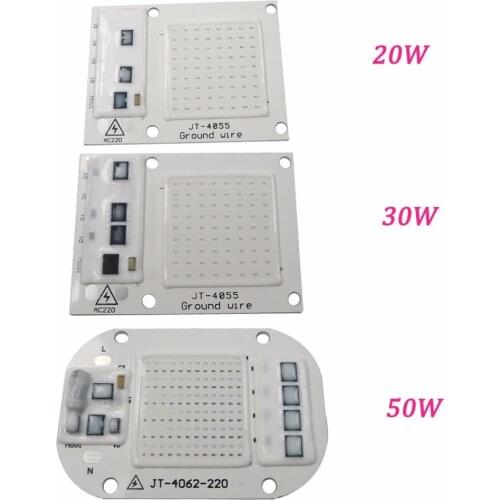 20W 30W 50W 220V LED Red Green Blue COB Integrated Smart IC Driver Fit For DIY LED Bulb