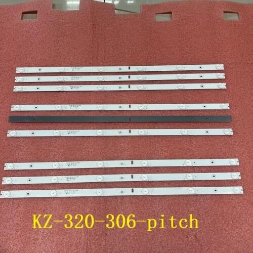 30pcs/lot LED backlight for FOR STV-LC32ST880WL HISENSE LHD32D33TUK MBL-32035D306KZA-V1-115MM KZ-320-306-pitch