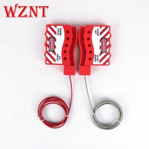 Free shipping 3mm Diameter Nylon Sheathed Metal Cable 1.8M Length Nylon Cable Lockout