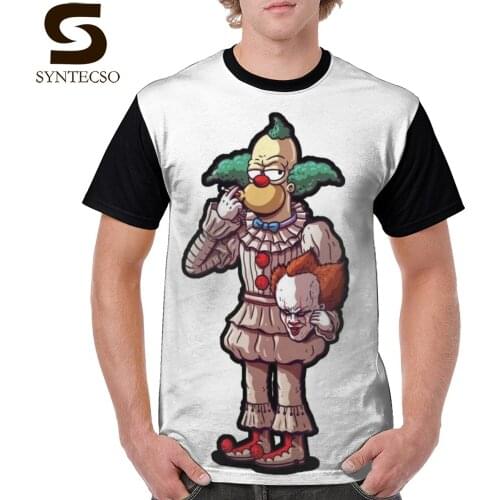 Krusty T Shirt UNDER THE MASK 2 T-Shirt Oversized 100 Polyester Tee Shirt Printed Fun Short-Sleeve Male Summer Tshirt