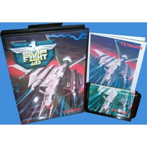 Slap Fight With Box And Manual 16bit MD Game Card For Sega Mega Drive For Genesis