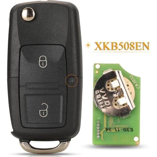 Kutery 2 Buttons Xhorse XKB508EN Wire Universal Remote Key B5 Style For VVDI Key Tool VVDI2 English Version