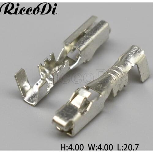 20-500Pcs DJ623-E2.8B 2.8 MM Auto Wire Terminal Brass Crimp Terminals For Fog Lamp Light Connector H11 H8 H9 Xenon Plug