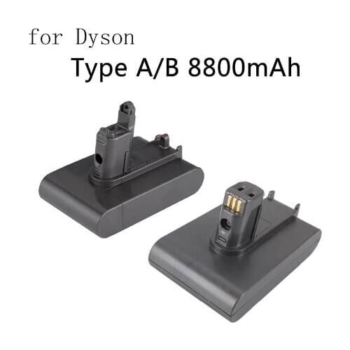 Dyson 22.2V 8800mAh Fit TypeA or B Li-ion Vacuum Battery for Dyson DC35, DC45 DC31, DC34, DC44, DC31 Animal, DC35 Animal & 8.8Ah