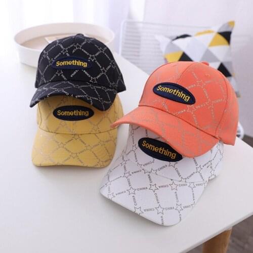New Autumn Kids Hat Boy Girl Hip Hop Caps Fashion Letters Baby Baseball Caps Children Baby Cap 3-10Y