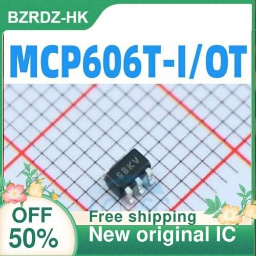 5-10PCS/lot MCP606T-I/OT SOT-23-5 2.5V-5.5V New original IC